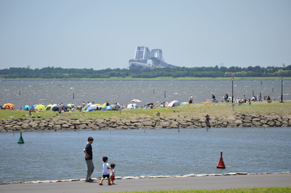 葛西臨海公園の海岸風景