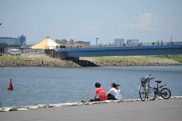 葛西臨海公園の海岸風景